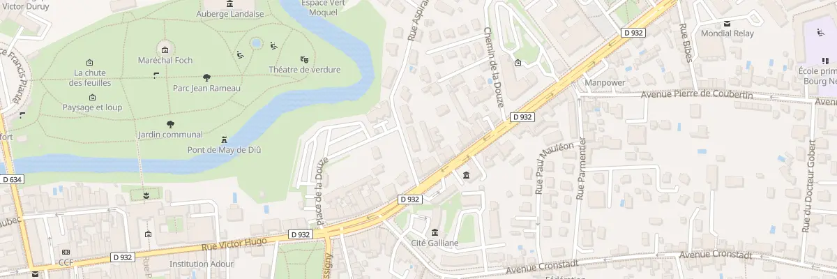 Plan du 4 Rue Aspirant G Brochon à Mont-de-Marsan