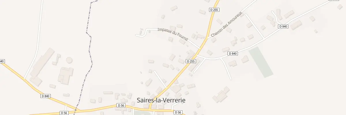 Plan du 23 Rue de la Libération à Saires-la-Verrerie