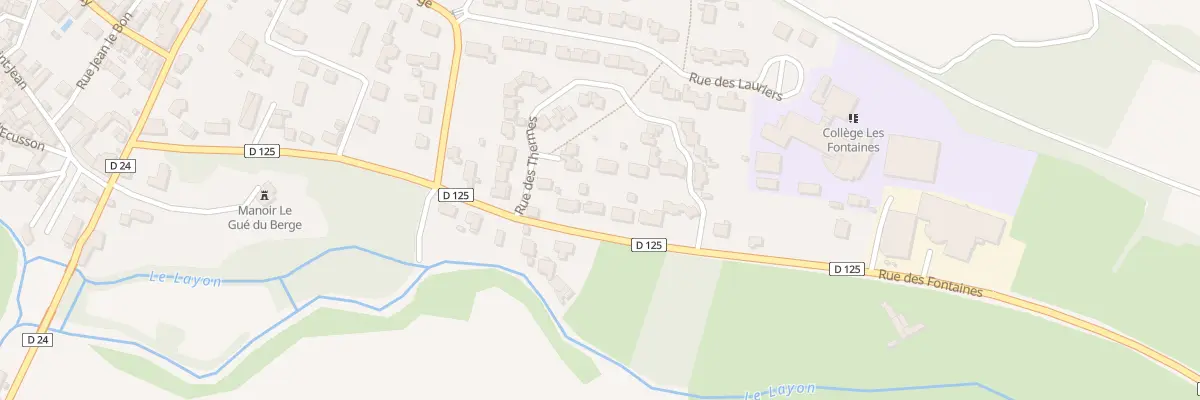 Plan du 19B Rue des Fontaines à Bellevigne-en-Layon