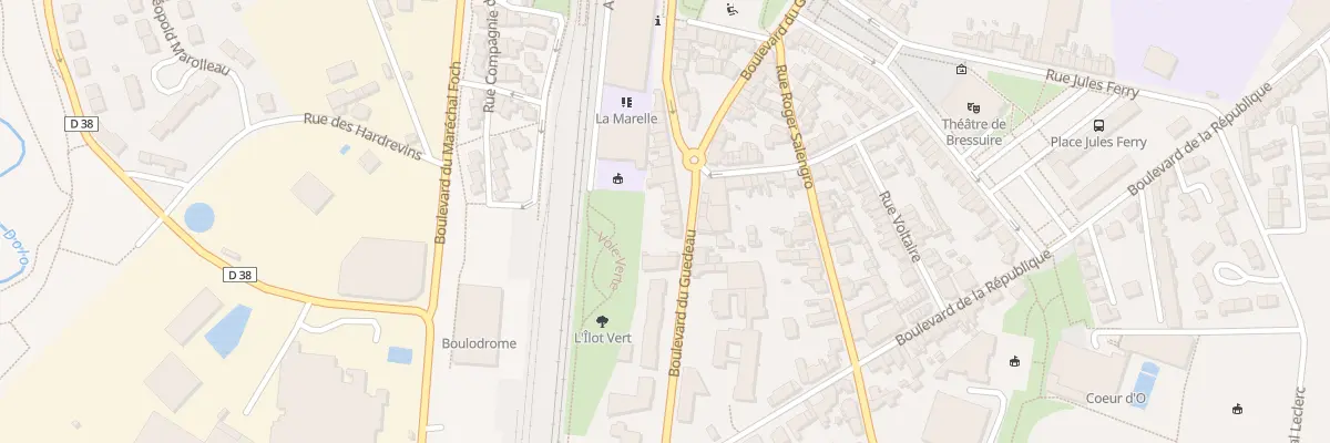 Plan du 13 Bd du Guedeau à Bressuire