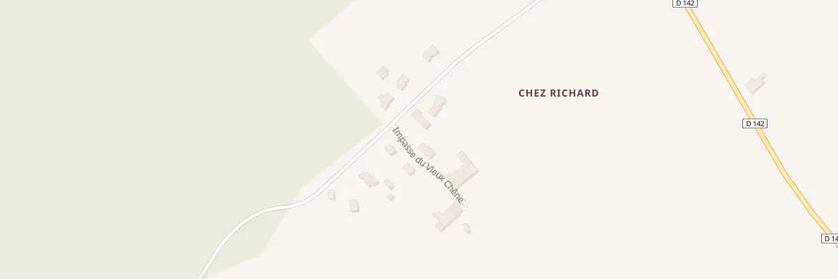 Plan du 1 Imp du Vieux Chene à Avy