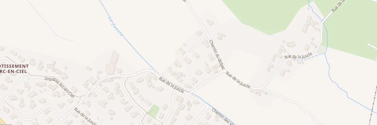 Plan du 3T Che du Bridet à Arbus