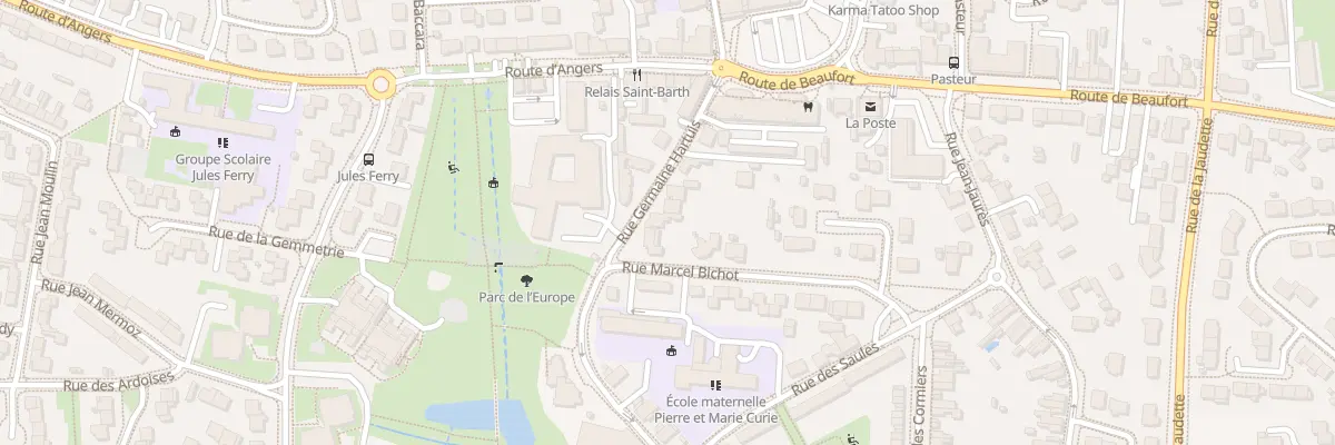 Plan du 17 Rue Germaine Hartuis à Saint-Barthélemy-d’Anjou