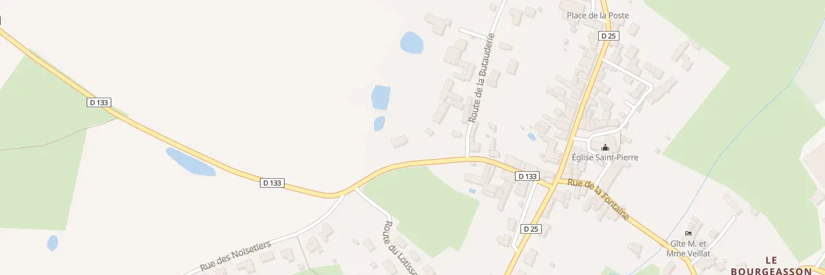 Plan du 22 Rue du Calvaire à Fenioux
