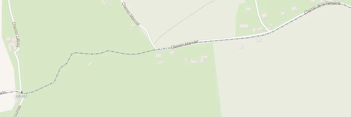 Plan du 262 Che Manciet à Aubertin