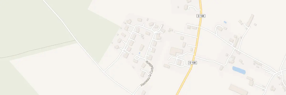 Plan du 14 Hameau de la Corbellerie à Cheffes