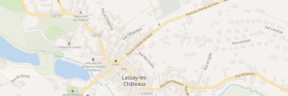Plan du 20 Rue du champ de foire à Lassay-les-Châteaux
