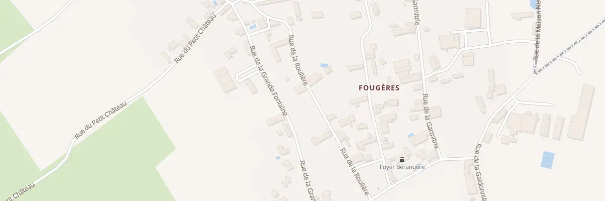 Plan du 11 Rue de la Roulière à Béceleuf