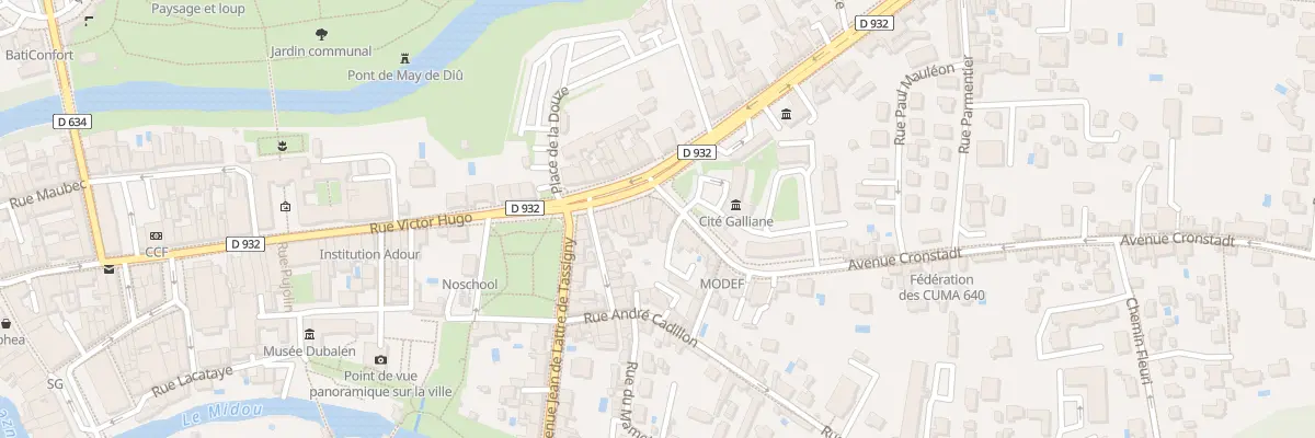 Plan du 4 Av Cronstadt à Mont-de-Marsan