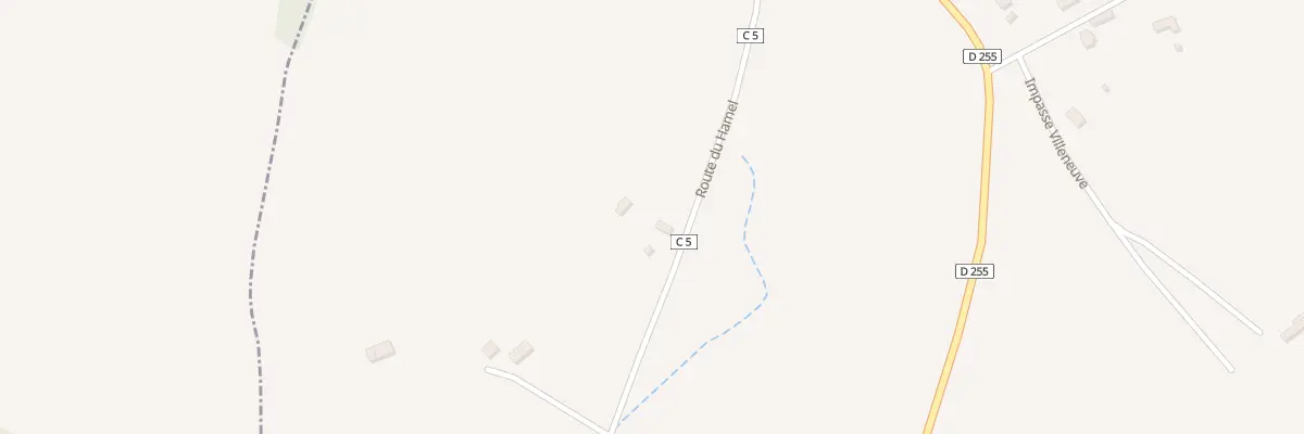 Plan du 87 Le Vauru à Landigou