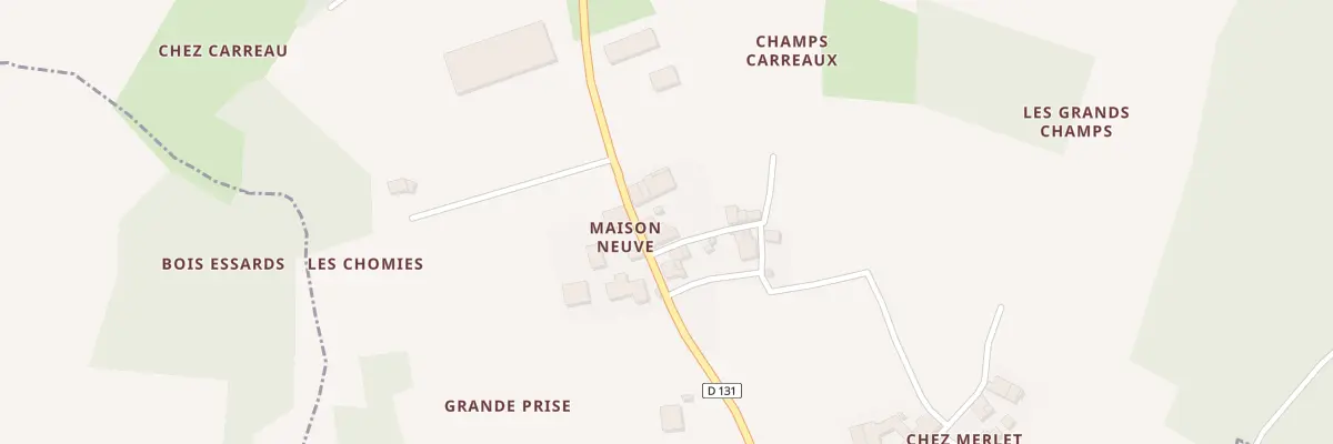 Plan du 3 Che des Vignes à Brizambourg