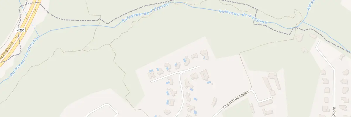 Plan du 14 Lot Belfontaine à Bouliac