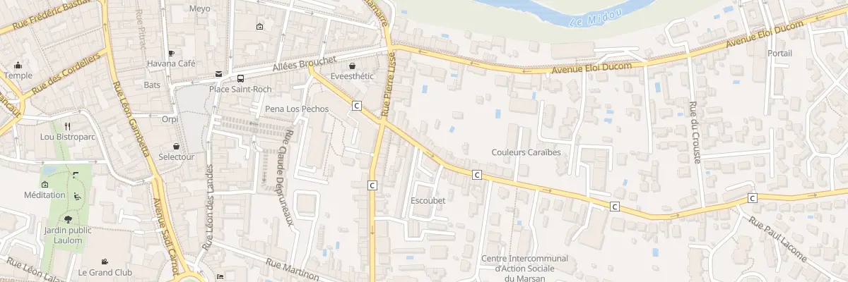 Plan du 167 Rue de la Croix Blanche à Mont-de-Marsan