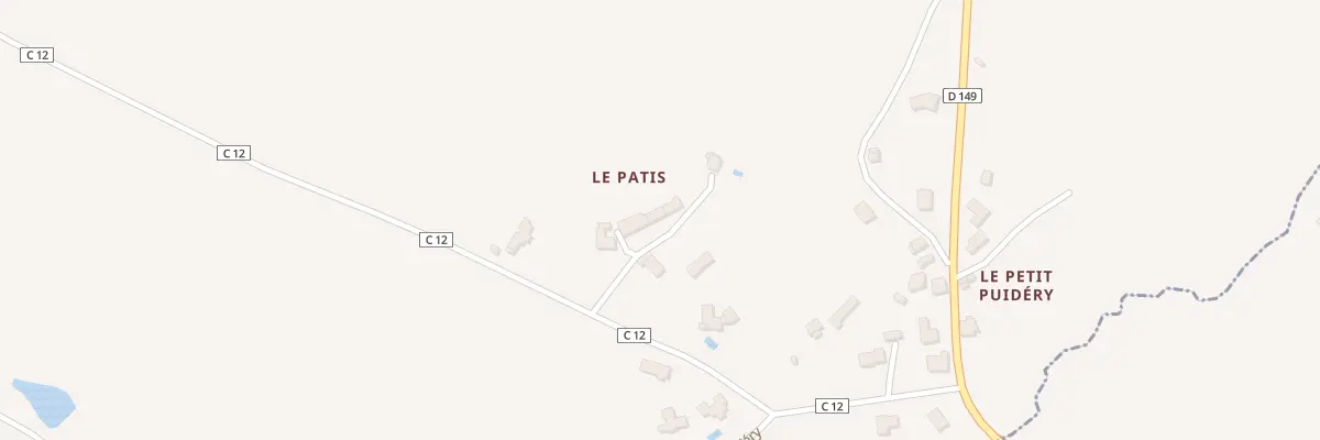 Plan du 7 Le Patis à Chanteloup