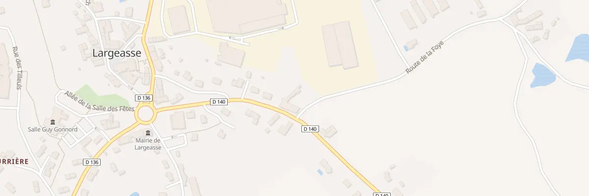 Plan du 7 Rue de la Gâtine à Largeasse