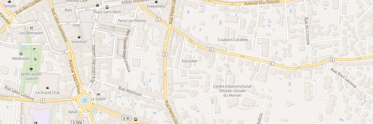 Plan du 200 Rue de la Croix Blanche à Mont-de-Marsan