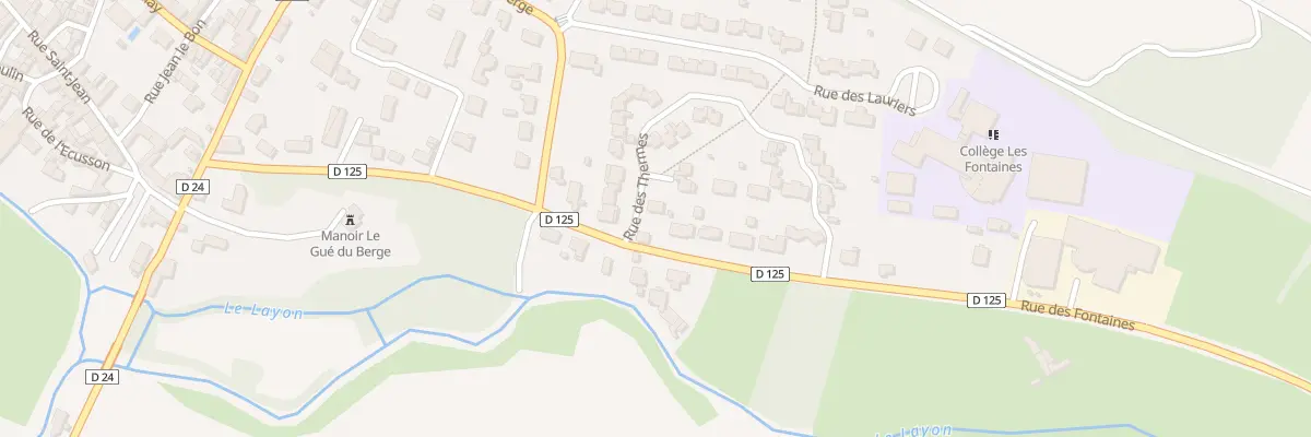 Plan du 17 Rue des Fontaines à Bellevigne-en-Layon