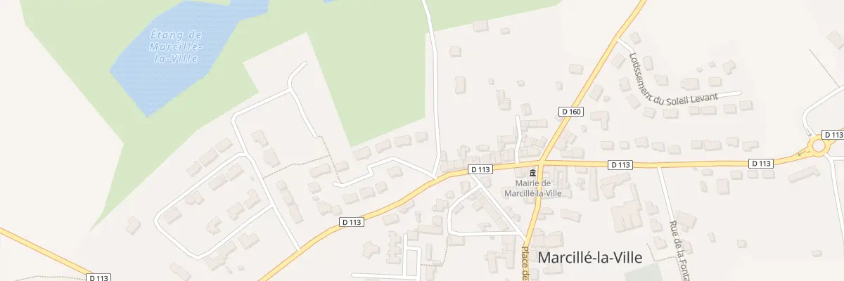 Plan du 2 Lot des Hirondelles à Marcillé-la-Ville