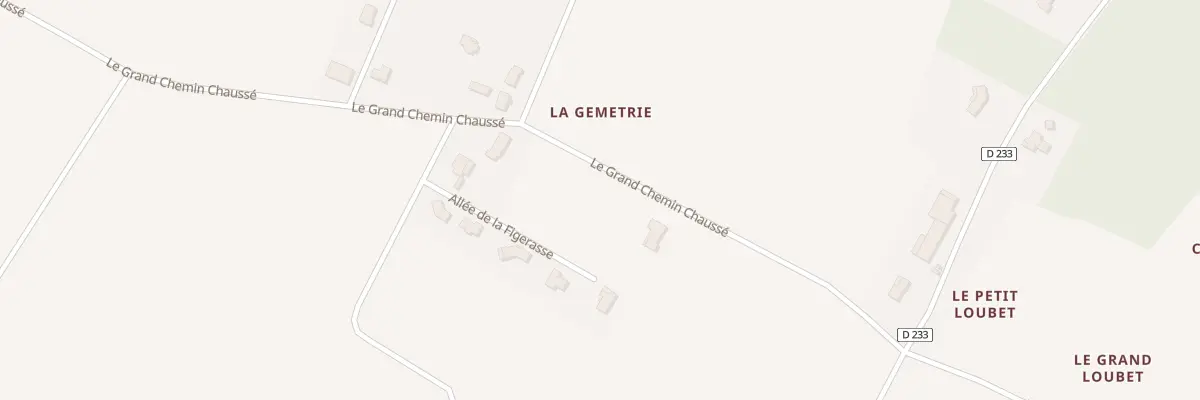 Plan de Chem Grand Chemin Chaussée à Rouffiac