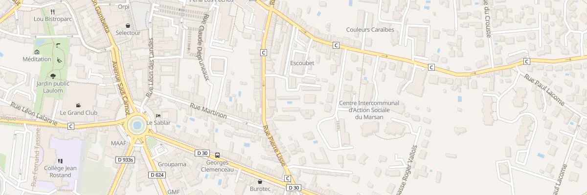 Plan du 43 Rue Pierre Lisse à Mont-de-Marsan