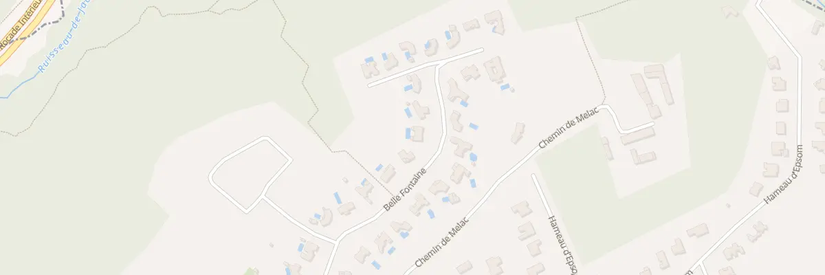 Plan du 8 Lot Belfontaine à Bouliac