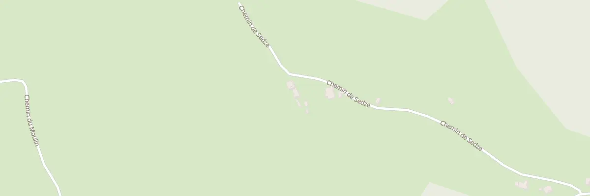Plan du 550 Che de Sedze à Aubertin
