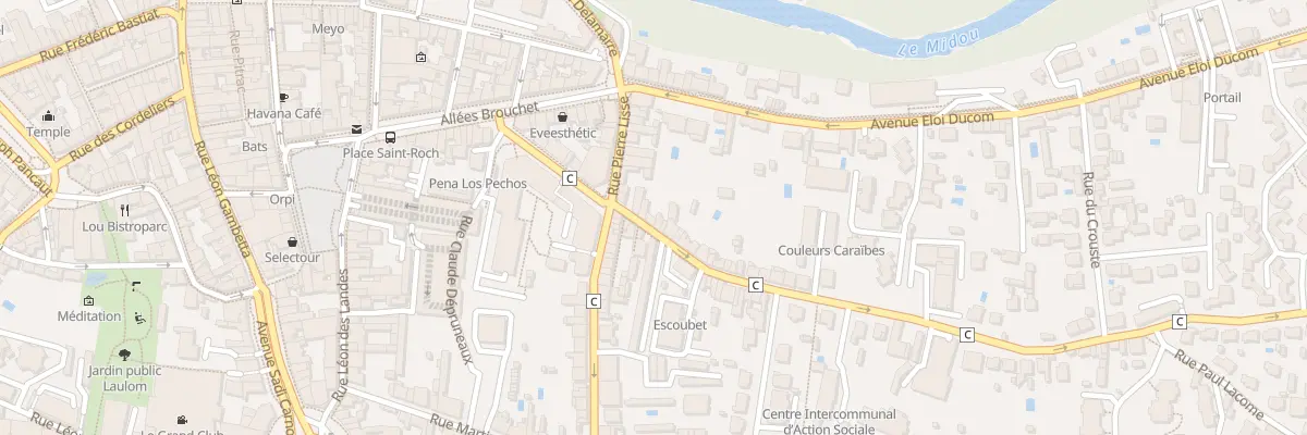 Plan du 153 Rue de la Croix Blanche à Mont-de-Marsan