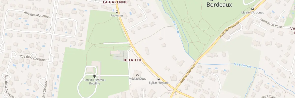 Plan du 83 Av de l’Eglise Romane à Artigues-près-Bordeaux