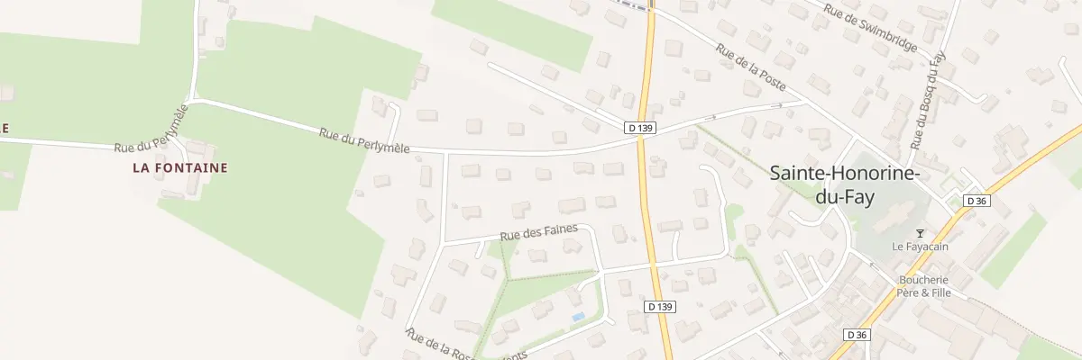 Plan du 12 Rue du Perlymèle à Sainte-Honorine-du-Fay