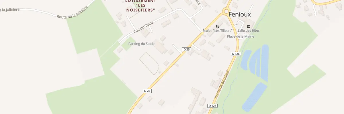 Plan du 4 Rue de Parthenay à Fenioux
