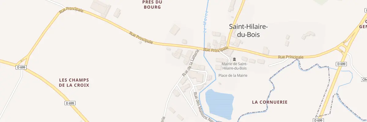 Plan du 2 Rue de la Laiterie à Saint-Hilaire-du-Bois