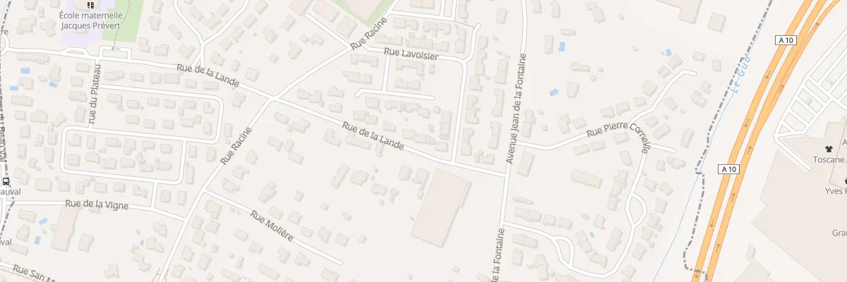 Plan du 7 Rue de la Lande à Carbon-Blanc