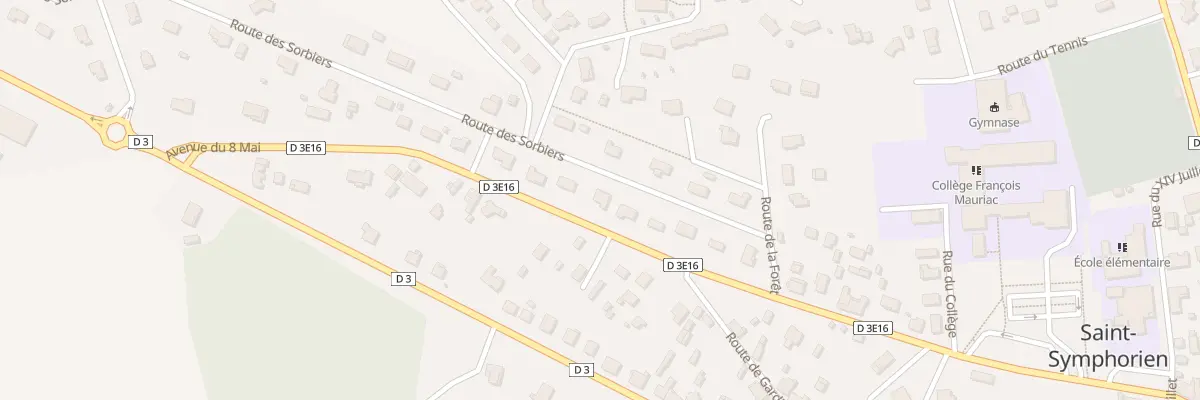 Plan du 5016 Lot les Sorbiers à Saint-Symphorien