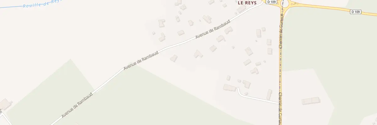 Plan du 35 Av de Rambaud à La Brède