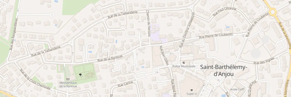 Plan du 11 Rue de la Ranloue à Saint-Barthélemy-d’Anjou