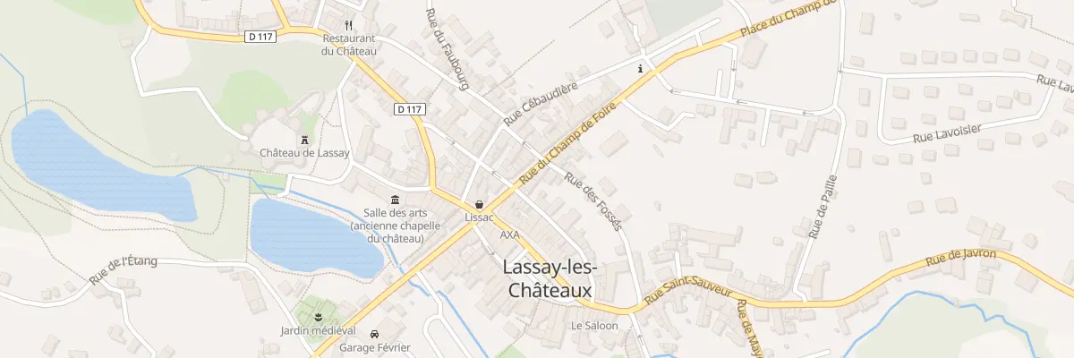 Plan du 10 Rue du champ de foire à Lassay-les-Châteaux