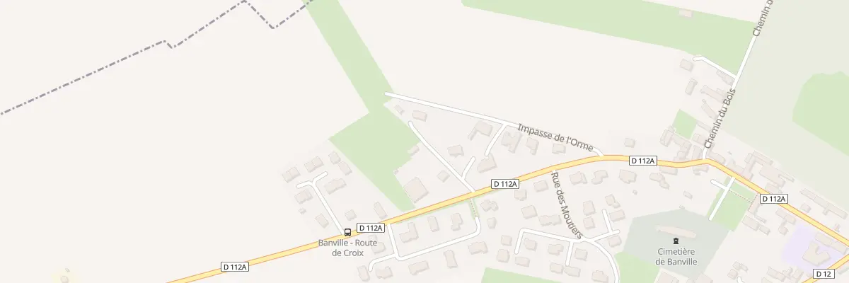 Plan du 6B Rte de Sainte-Croix à Banville