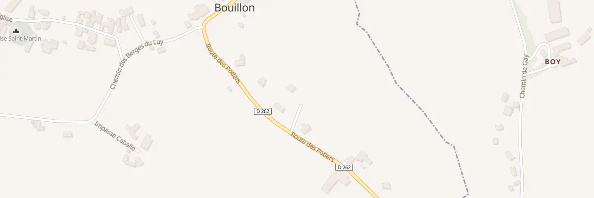 Plan du 24B Rte des Potiers à Bouillon