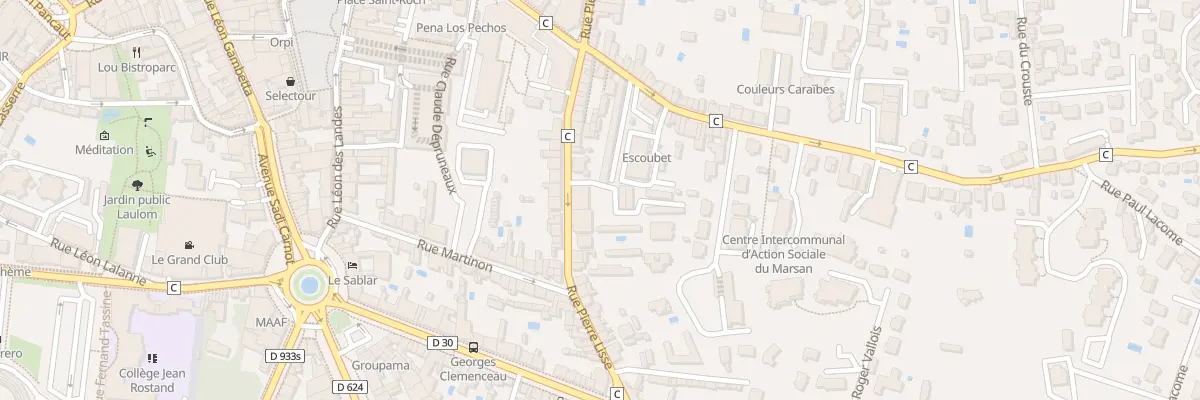 Plan du 41 Rue Pierre Lisse à Mont-de-Marsan