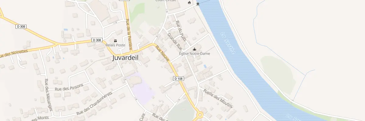 Plan du 1 Pl des Amandiers à Juvardeil