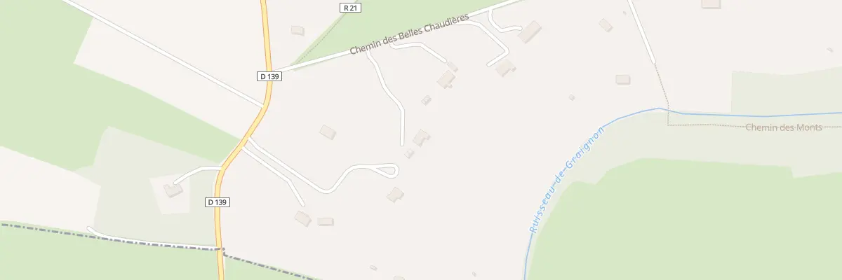 Plan du 1 Che des Belles Chaudières à Sainte-Honorine-du-Fay