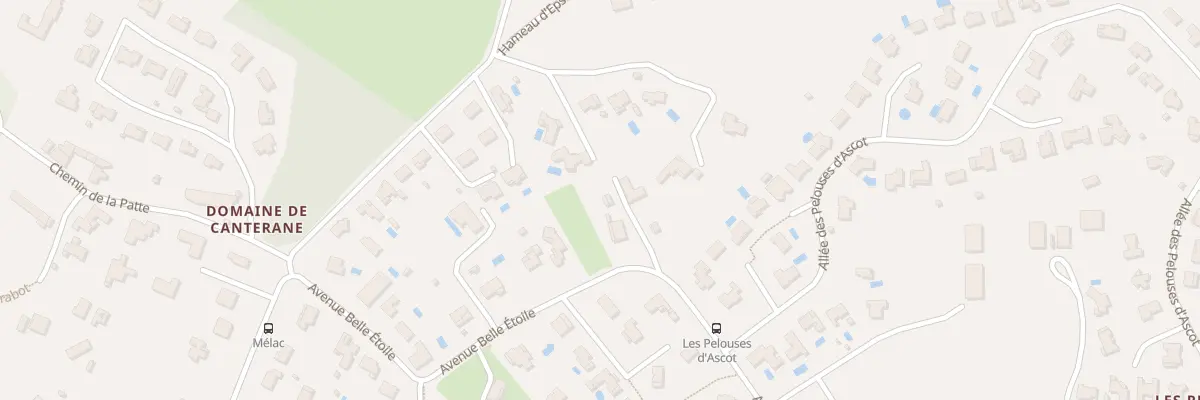 Plan du 36 Av de la Belle Etoile à Bouliac