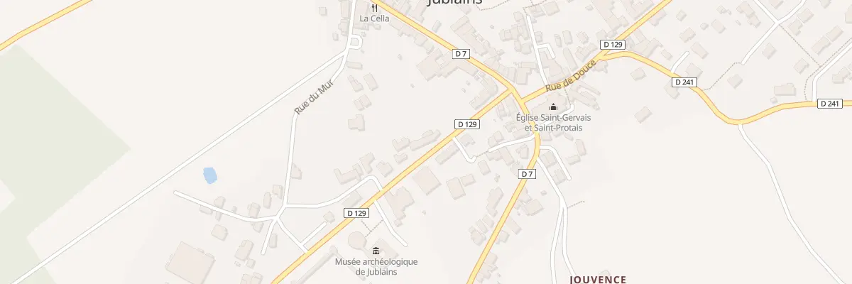 Plan du 12 Rue de la Liberation à Jublains