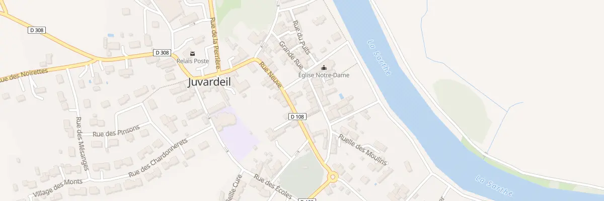 Plan du 12 Grande rue à Juvardeil