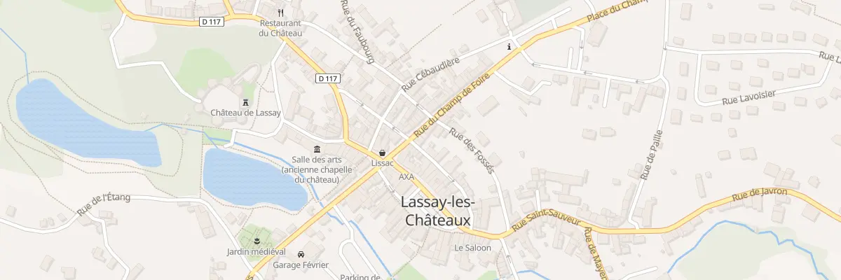 Plan du 6 Rue du champ de foire à Lassay-les-Châteaux