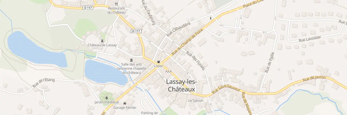 Plan du 4 Rue du champ de foire à Lassay-les-Châteaux