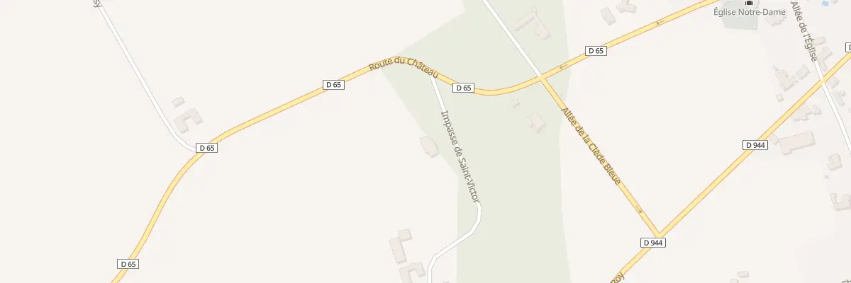 Plan du 70 Imp de Saint Victor à Aubagnan