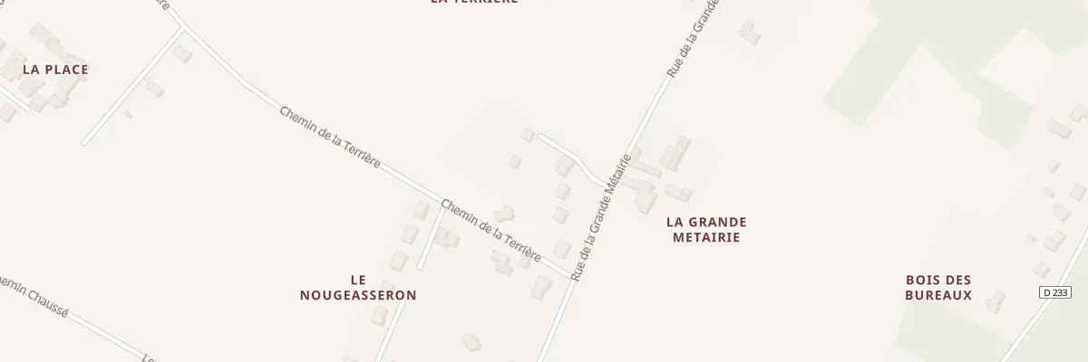Plan du 24 Rue de la Grande Métairie à Rouffiac