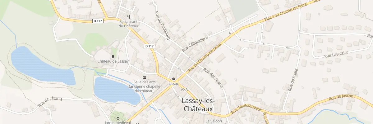 Plan du 17 Rue des fosses à Lassay-les-Châteaux