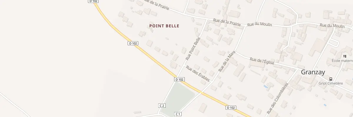 Plan du 5 Rue de Point Belle à Granzay-Gript